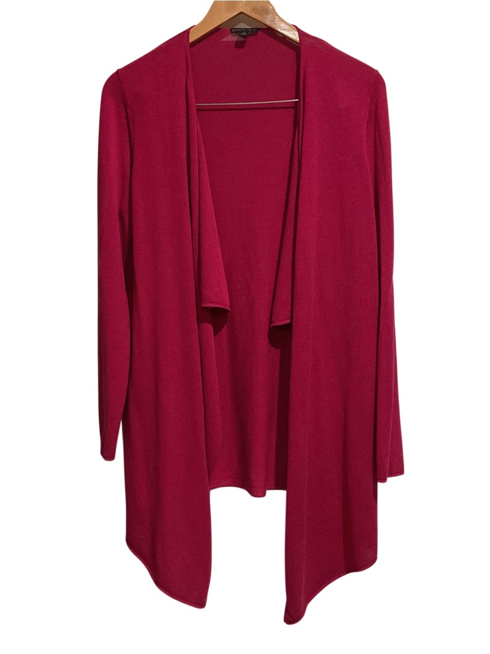 Lafayette 148 New York Draped Open-Front Cardigan in Pink